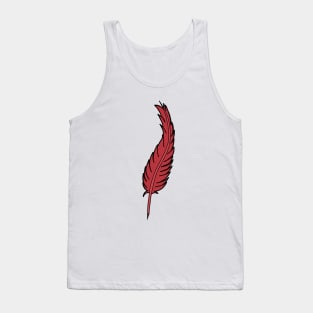 A delicate feather Tank Top